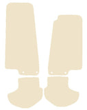 Jaguar XK (X100) Coupe/Convertible (Two Eyelets)  1996-2006 Beige Luxury Velour Tailored Car Mats NV HITECH
