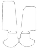 Jaguar XK (X100) Coupe/Convertible (Two Eyelets) 1996-2006 Tailored VS Rubber Car Mats
