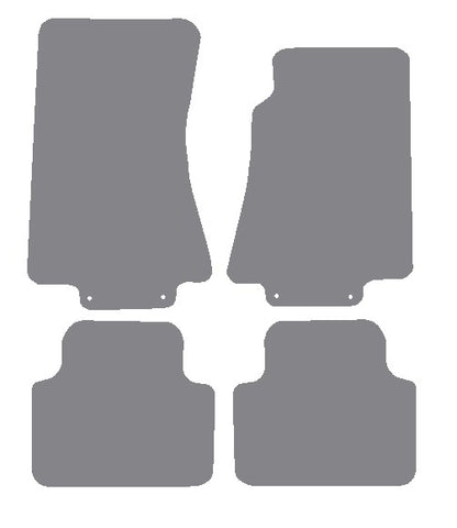 Jaguar XJ Series (X350) 2003-2009 Grey Premium Carpet Tailored Car Mats NV HITECH