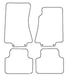 Jaguar XJ Series (X350) 2003-2009 Tailored VS Rubber Car Mats