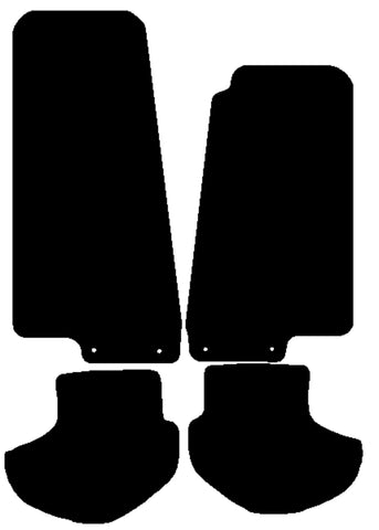 Jaguar XKR / XKR Convertible 2003-2006 Black Premium Carpet Tailored Car Mats NV HITECH