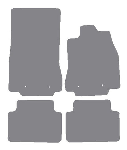 Jaguar XF Saloon (X250) 2008-2013 Grey Premium Carpet Tailored Car Mats NV HITECH