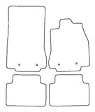 Jaguar XF Saloon (X250) 2008-2013 Tailored VS Rubber Car Mats