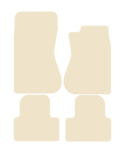 Jaguar S-Type (X200) Automatic 1998-2003 Beige Luxury Velour Tailored Car Mats NV HITECH