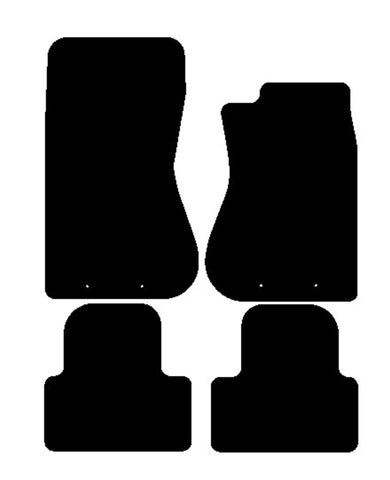 Jaguar S-Type (X200) Automatic 1998-2003 Black Premium Carpet Tailored Car Mats NV HITECH
