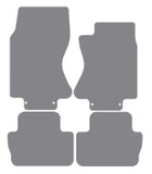 Jaguar S-Type (X200) Automatic 2003-2009 Grey Premium Carpet Tailored Car Mats NV HITECH