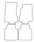 Jaguar Xj Series (X350) LWB 2003-2009 Tailored VS Rubber Car Mats