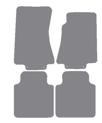 Jaguar XJ Series (X350) LWB 2003-2009 Grey Premium Carpet Tailored Car Mats NV HITECH