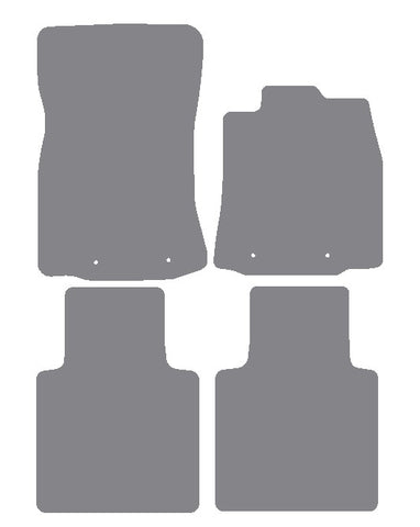 Jaguar XJ Series (X351) LWB 2009-2019 Grey Premium Carpet Tailored Car Mats NV HITECH