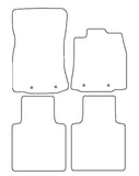 Jaguar XJ Series (X351) LWB Front Eyelets FRONT EYELETS 2009-2019 Tailored VS Rubber Car Mats