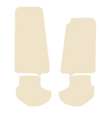 Jaguar XKR / XKR Convertible (Single Eyelet) 1998-2006 Beige Luxury Velour Tailored Car Mats NV HITECH