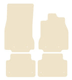 Jaguar XF Saloon (X250) 2013-2015 Beige Luxury Velour Tailored Car Mats NV HITECH