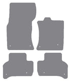 Jaguar XE (X760) 2014 onwards Grey Premium Carpet Tailored Car Mats NV HITECH