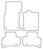 Jaguar XE (X760) 2014 onwards Tailored VS Rubber Car Mats
