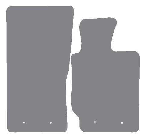 Jaguar F-Type SVR 2016 onwards Grey Premium Carpet Tailored Car Mats NV HITECH