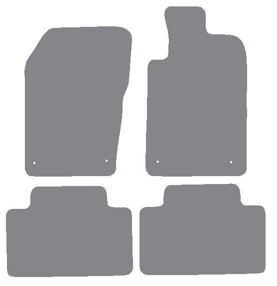 Jeep Grand Cherokee 2013-2021 Grey Premium Carpet Tailored Car Mats NV HITECH