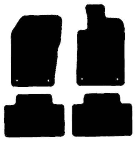 Jeep Grand Cherokee 2013-2021 Black Tailored Carpet Car Mats NV HITECH