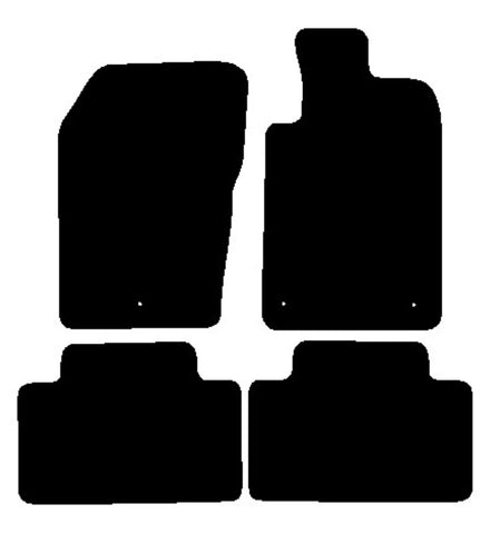 Jeep Grand Cherokee 2011-2013 Black Premium Carpet Tailored Car Mats NV HITECH