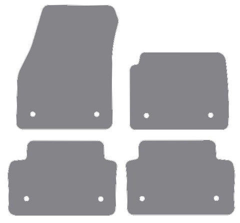 Jaguar E-Pace 2017 onwards Grey Premium Carpet Tailored Car Mats NV HITECH