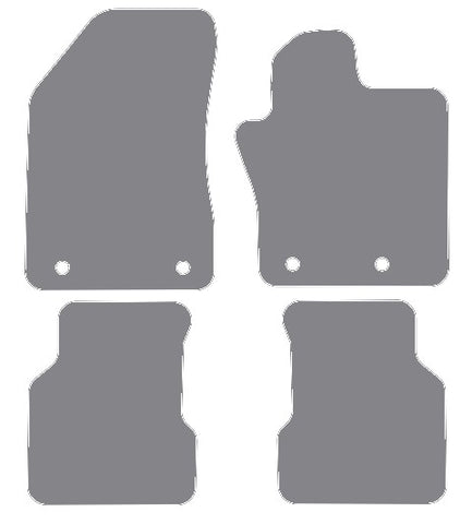 Jeep Compass 2017 onwards Grey Premium Carpet Tailored Car Mats NV HITECH