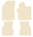 Jeep Compass 2017 onwards Beige Luxury Velour Tailored Car Mats NV HITECH