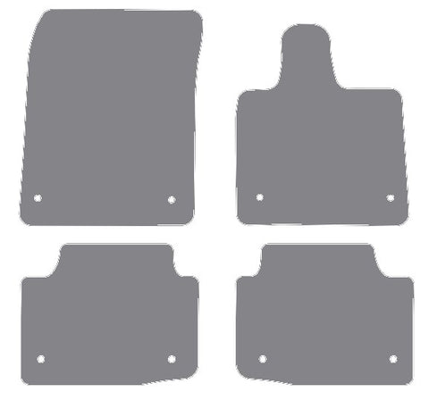 Jaguar I-Pace 2018 onwards Grey Premium Carpet Tailored Car Mats NV HITECH