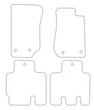 Jeep Wrangler 4Dr (JK) Double Eyelet 2007-2017 Tailored VS Rubber Car Mats