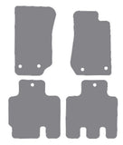 Jeep Wrangler 4Dr (JK) Double Eyelet 2007-2017 Grey Luxury Velour Tailored Carpet Car Mats NV HITECH