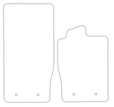 Jaguar F-Type Coupe (Hole Distance 168mm) 2013-2024 Tailored VS Rubber Car Mats
