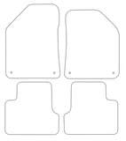Jeep Cherokee 5th Generation KL 2014 onwards Tailored VS Rubber Car Mats