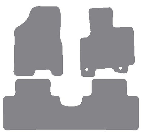 Kia Sportage 2005-2010 Grey Premium Carpet Tailored Car Mats NV HITECH