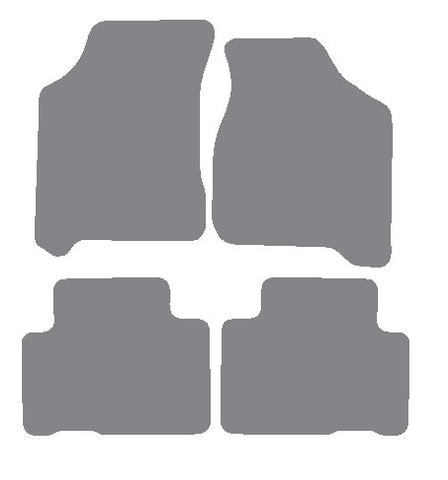 Kia Carens 2000-2006 Grey Premium Carpet Tailored Car Mats NV HITECH