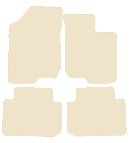 Kia Carens 2006-2013 Beige Luxury Velour Tailored Car Mats NV HITECH