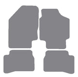 Kia Rio 2005-2009 Grey Premium Carpet Tailored Car Mats NV HITECH