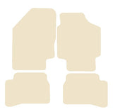 Kia Rio 2005-2009 Beige Luxury Velour Tailored Car Mats NV HITECH