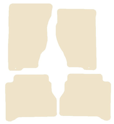 Kia Sorento 2002-2009 Beige Luxury Velour Tailored Car Mats NV HITECH