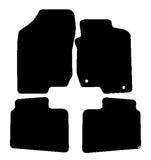 Kia Magentis 2006-2010 Black Luxury Velour Tailored Car Mats NV HITECH