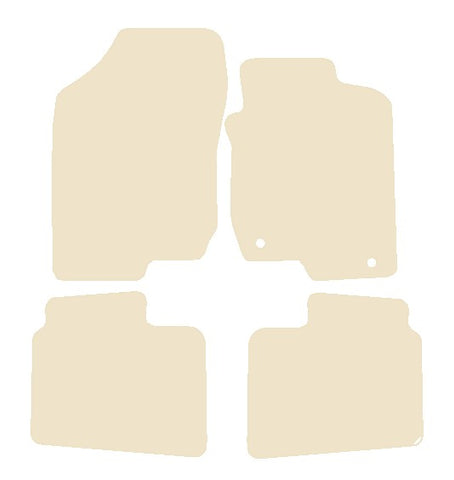 Kia Magentis 2006-2010 Beige Luxury Velour Tailored Car Mats NV HITECH