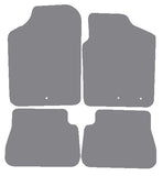 Kia Picanto 2004-2011 Grey Premium Carpet Tailored Car Mats NV HITECH