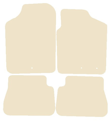 Kia Picanto 2004-2011 Beige Luxury Velour Tailored Car Mats NV HITECH