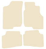 Kia Ceed (2 Fixings Driver) 2009-2012 Beige Luxury Velour Tailored Car Mats NV HITECH
