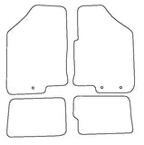 Kia Soul (2 Fixings Driver) 2009-2013 Tailored VS Rubber Car Mats