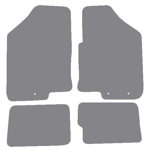 Kia Soul (2 Fixings Driver) 2009-2013 Grey Premium Carpet Tailored Car Mats NV HITECH