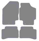 Kia Rio 2009-2011 Grey Premium Carpet Tailored Car Mats NV HITECH
