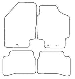 Kia Rio 2009-2011 Tailored VS Rubber Car Mats