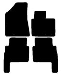 Kia Sorento 2009-2013 Black Premium Carpet Tailored Car Mats NV HITECH