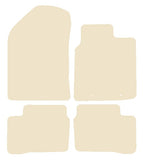 Kia Picanto 2011-2017 Beige Luxury Velour Tailored Car Mats NV HITECH