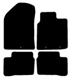 Kia Picanto 2011-2017 Black Premium Carpet Tailored Car Mats NV HITECH