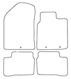 Kia Picanto 2011-2017 Tailored VS Rubber Car Mats