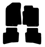 Kia Rio 2011-2017 Black Luxury Velour Tailored Car Mats NV HITECH